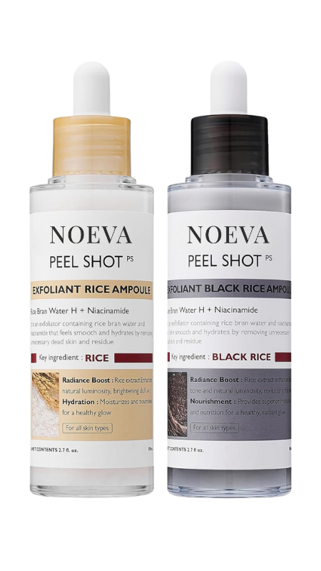 NOEVA PeelShot+ | Le Sérum Exfoliant Coréen au Riz