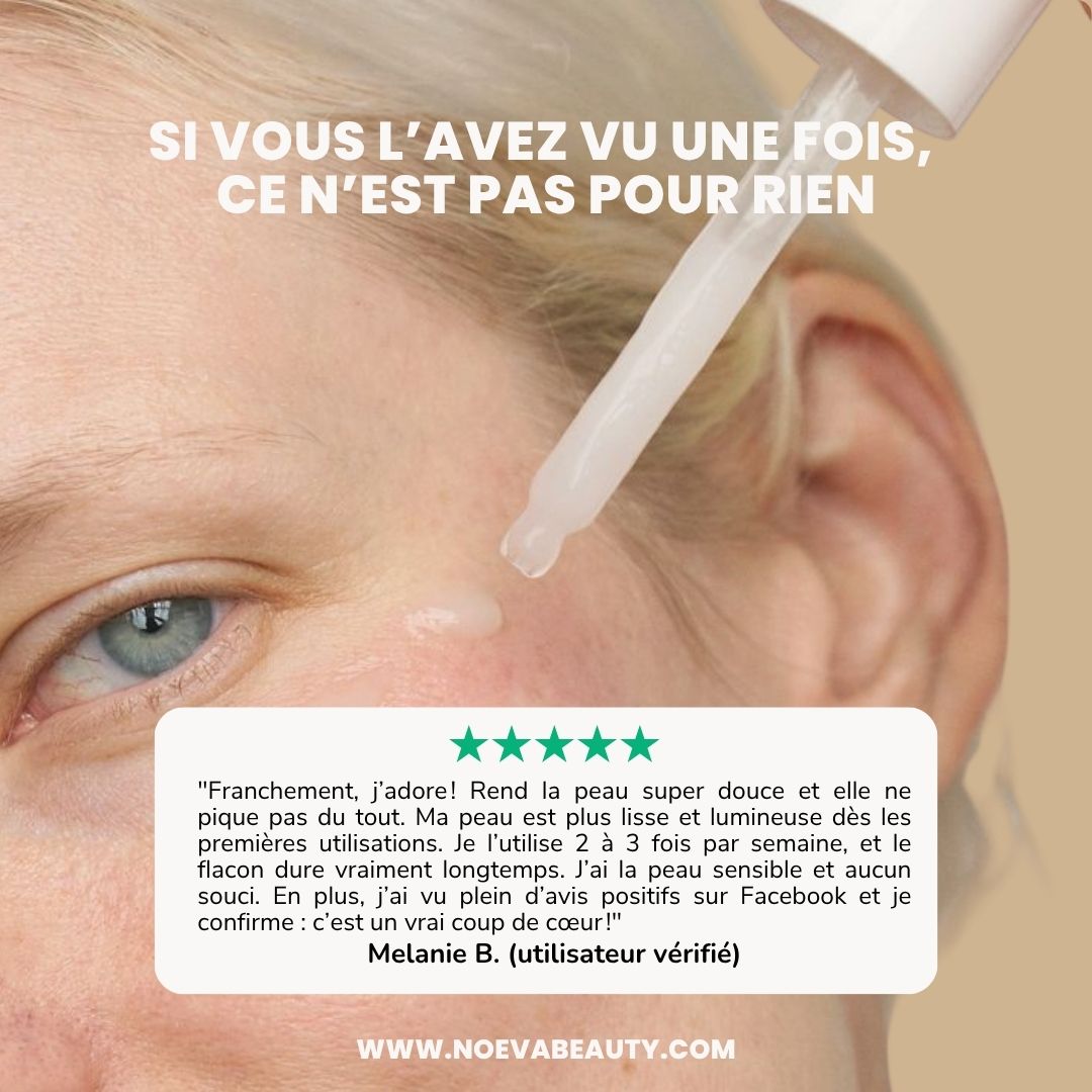 NOEVA PeelShot+ | Le Sérum Exfoliant Coréen au Riz