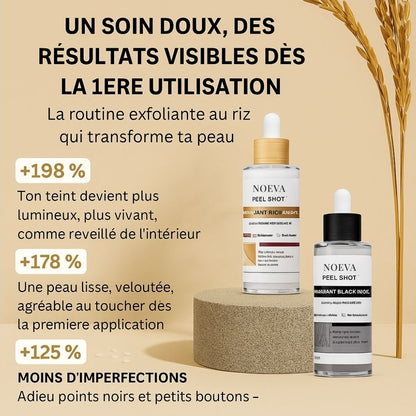 NOEVA PeelShot+ | Le Sérum Exfoliant Coréen au Riz